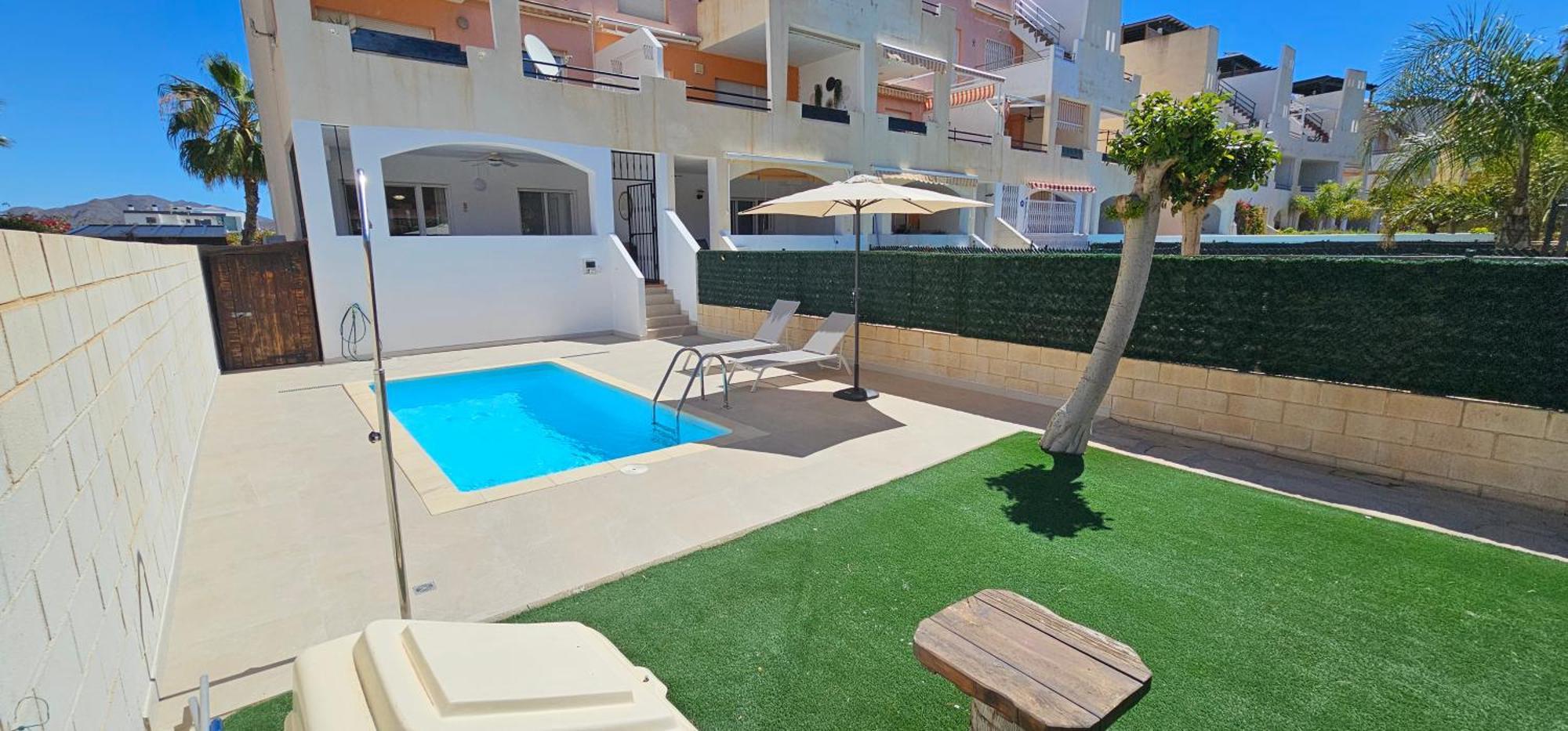 Homes Of Spain, Apartamentos Paraiso Vera Playa, Fatu Hiva, Bajo A Con Piscina Privada En Jardin Privado, Primera Linea De Playa, Wifi Экстерьер фото