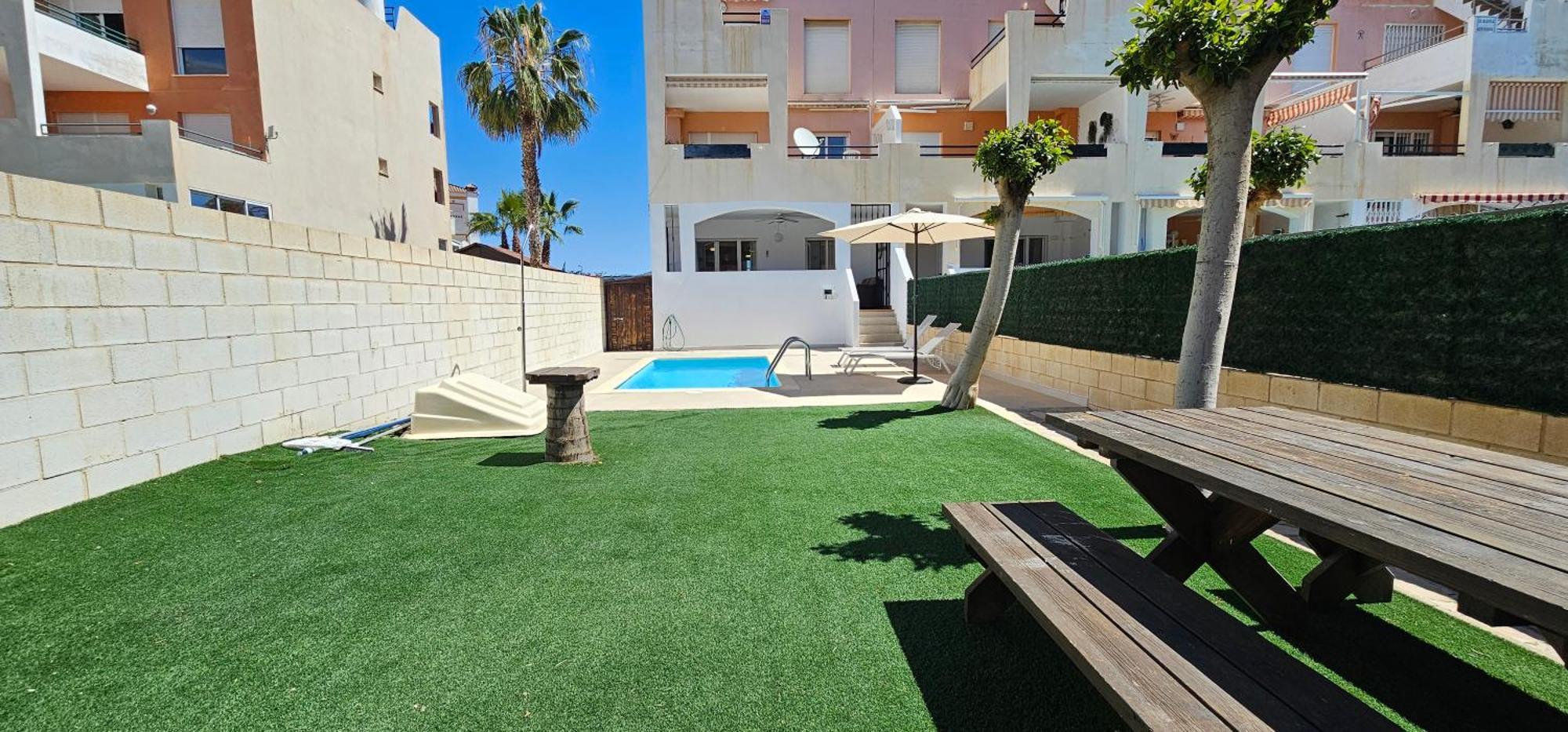 Homes Of Spain, Apartamentos Paraiso Vera Playa, Fatu Hiva, Bajo A Con Piscina Privada En Jardin Privado, Primera Linea De Playa, Wifi Экстерьер фото